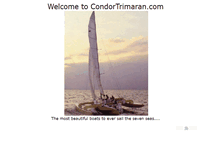 Tablet Screenshot of condortrimaran.com
